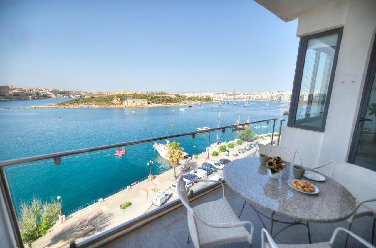Bright And Spacious 3 Bedroom Apartment With Breathtaking Views - Goslm-5 Sliema Exterior foto